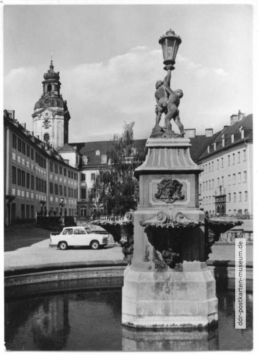 Schloßhofbrunnen auf der Heidecksburg - 1980