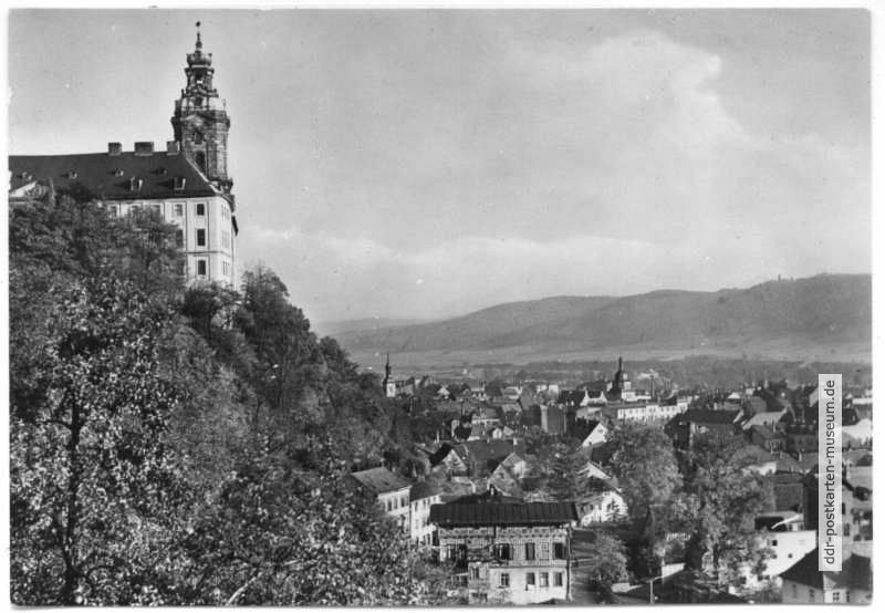 Heidecksburg mit Blick auf die Stadt - 1957 / 1978