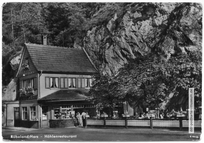 Höhlenrestaurant an der Baumanns-Höhle - 1958