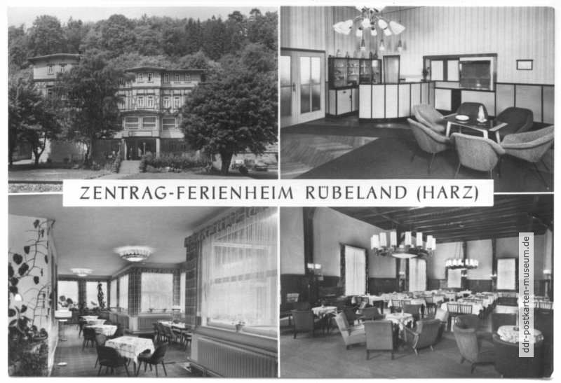 Zentrag-Ferienheim Rübeland - 1971 / 1974