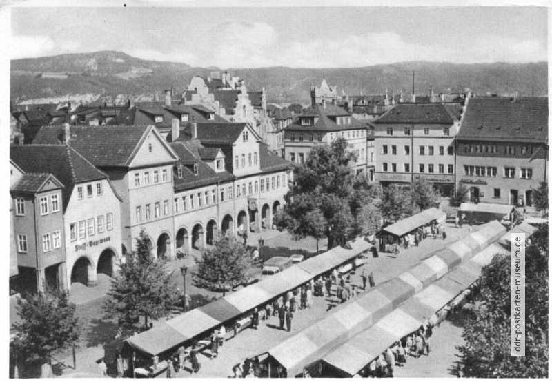 Wochenmarkt auf dem Marktplatz - 1965