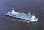 Neues Fährschiff "Sassnitz" der TS-Line - 1990