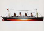 Britischer Schnelldampfer "Titanic" von 1912 aus Kartenserie "Historische Schiffe III" - 1977 / 1983