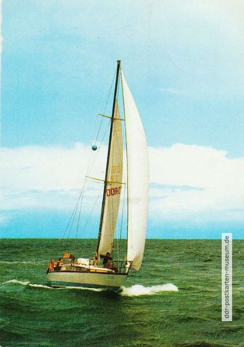 Hochseejacht auf der Ostsee - 1989