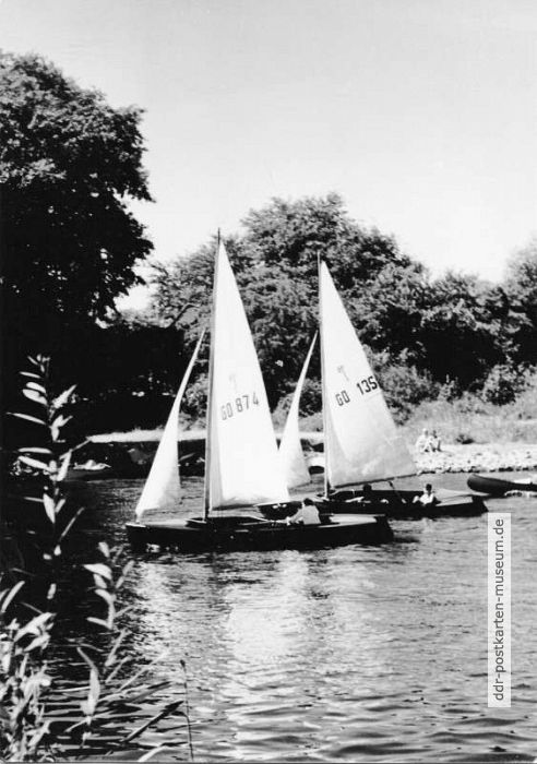 Segelboote auf der Havel - 1964