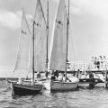 Segelboote am Landungssteg - 1967