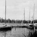 Seglerhafen in Schwerin-Zippendorf am Schweriner See - 1978