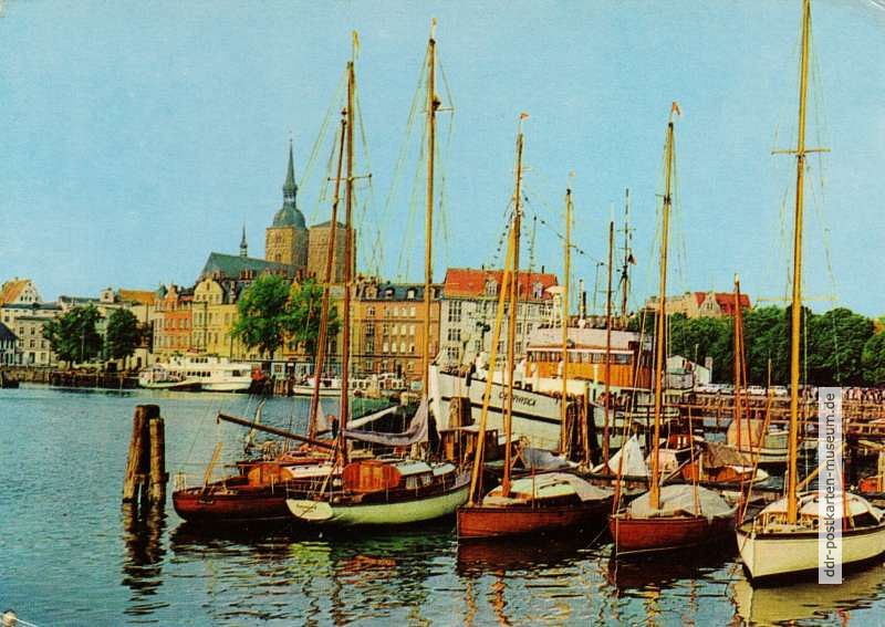 Seglerhafen von Stralsund - 1970