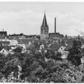 Blick zur Stadtmitte mit Evangelischer Kirche - 1958 / 1959