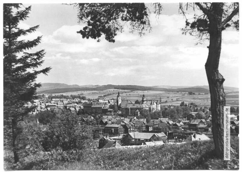 Blick auf Schleusingen - 1962