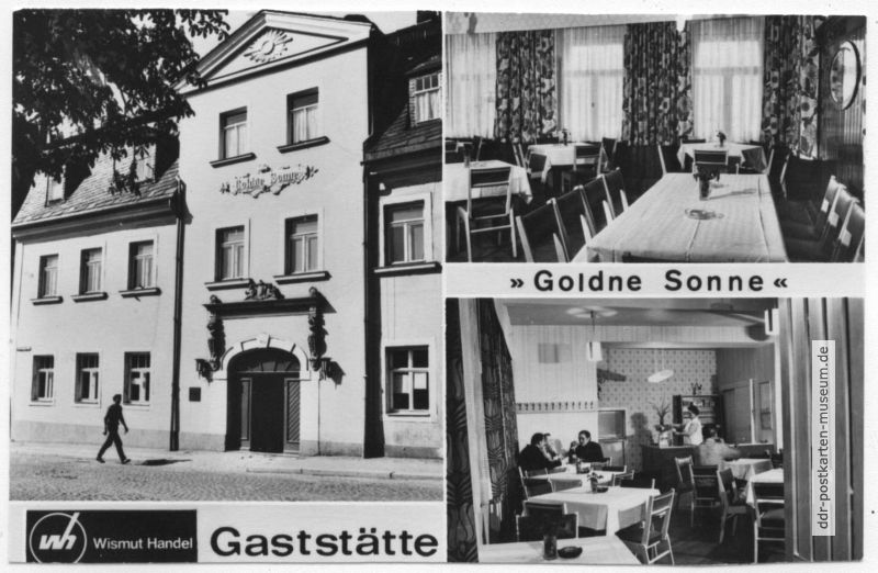 Wismut-Gaststätte "Goldne Sonne" - 1974