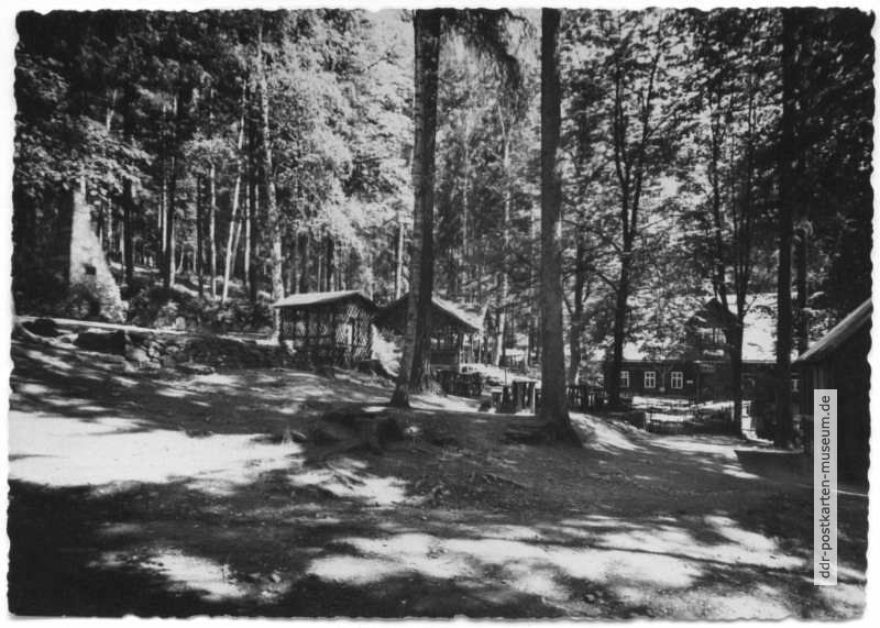Köhlerhütte Fürstenbrunn bei Schwarzenberg - 1964