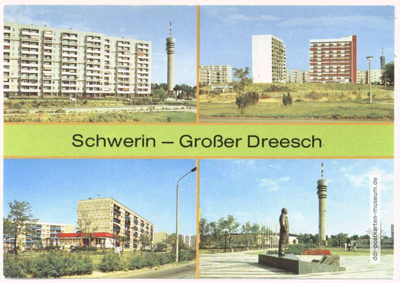 Neubauviertel Großer Dreesch - 1988