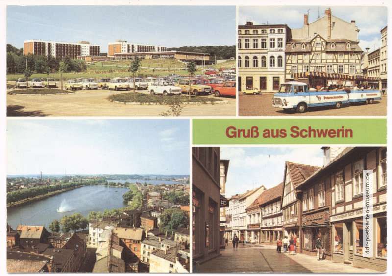 FDGB-Erholungsheim, Minibus, Pfaffenteich, Schmiedestraße - 1990