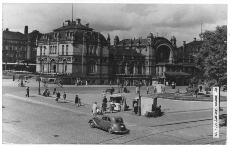 Leninplatz am Bahnhof - 1958