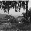 Blick zur Grenzbaude mit Pionierzeltlager - 1958