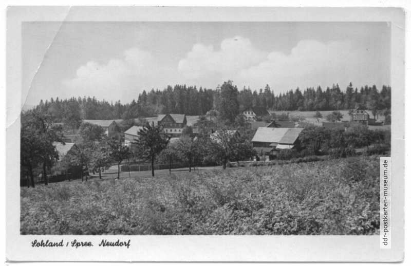 Sohland, Ortsteil Neudorf - 1957