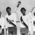 DDR-Ruder-Viere (Güldenpfennig, Reiche, Wolfgramm, Bussert), 1980 Olympiasieger - 1980