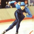Karin Kania (SC Einheit Dresden), Elffache Weltmeisterin und dreifache Olympiasiegerin im Eisschnellauf - 1988