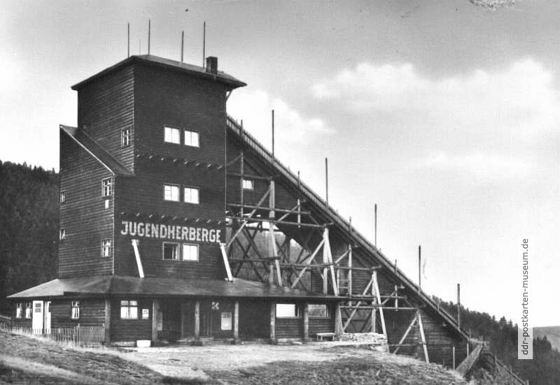 Alte Sprungschanze in Oberwiesenthal - 1963