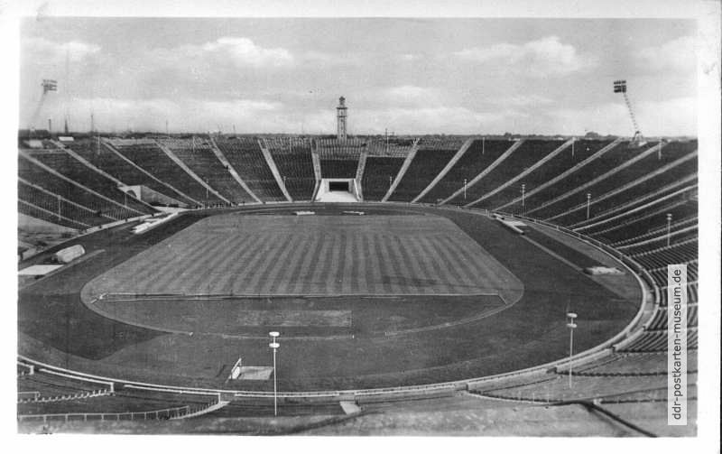 Stadion der 100 000 in Leipzig - 1956