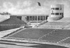 Walter-Ulbricht-Stadion - Einfahrt, Zeitnehmerturm und Klubhaus - 1951