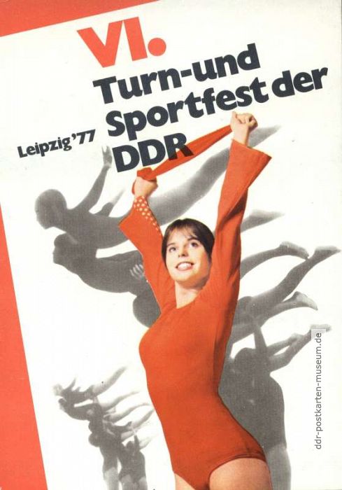 VI. Deutsches Turn- und Sportfest 1977 in Leipzig - 1977