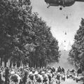 Friedensfahrt 1959, erstmals Kamera mit Hubschrauber im Einsatz - 1961