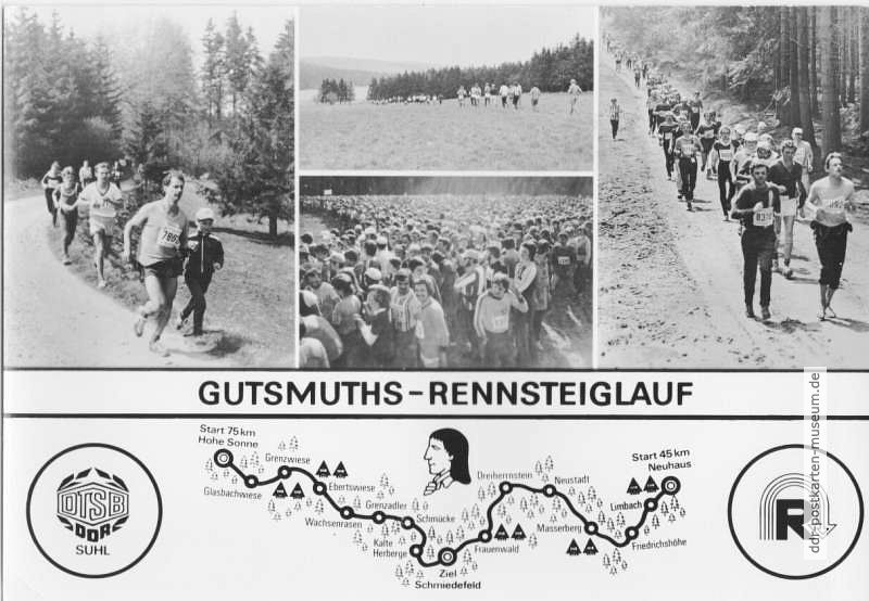 Gutsmuths-Rennsteiglauf von Eisenach nach Neuhaus - 1983