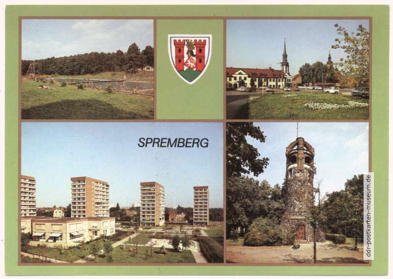 Freibad, Markt, Neubaugebiet, Georgenbergturm - 1986