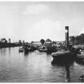 Hafen am Kanal bei Stalinstadt - 1960