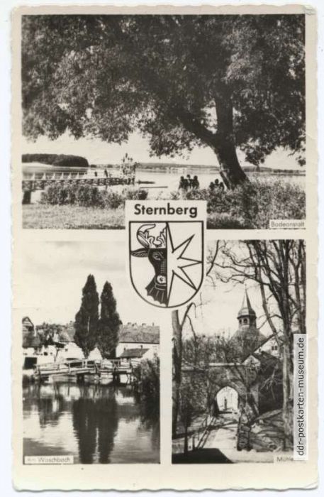 Badeanstalt am Luckower See, Am Waschbach, Mühlentor - 1958