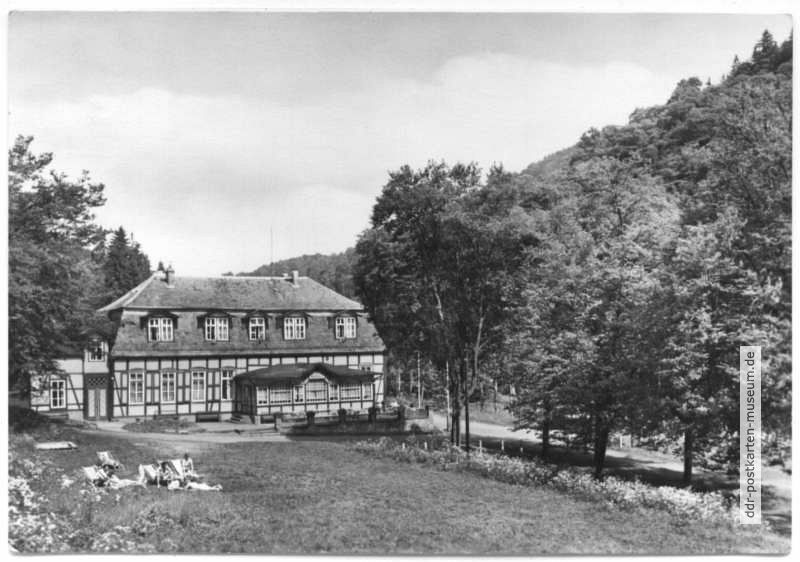 FDGB-Erholungsheim "Waldfrieden" im Ludetal - 1966