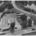 Blick von der St. Marienkirche auf den Busbahnhof - 1978