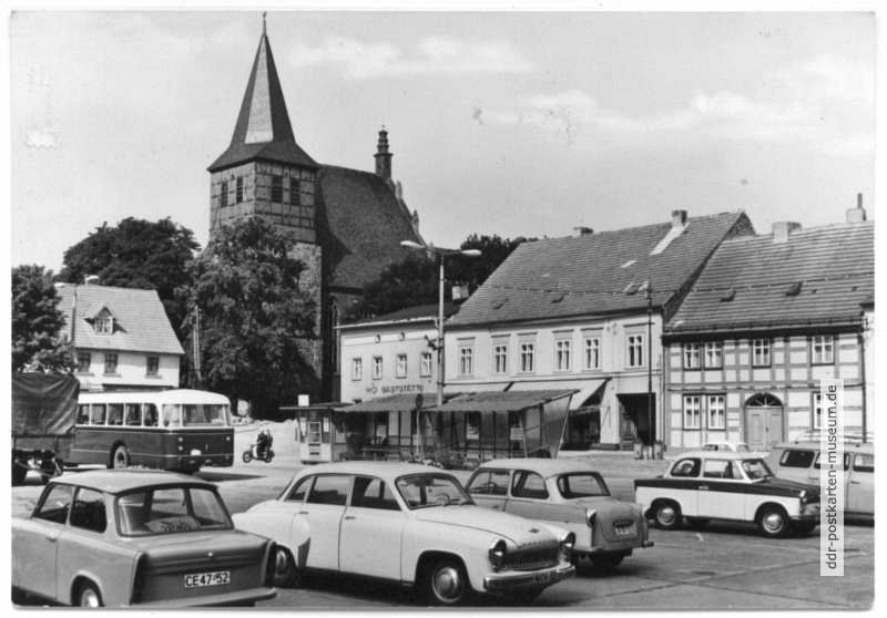 Markt mit Kirche (St. Marien) - 1973