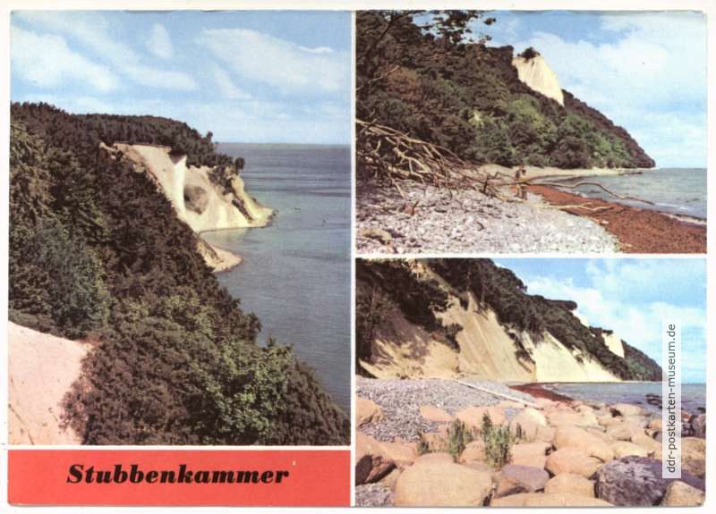 Stubbenkammer, Kreidefelsen und Königsstuhl - 1977