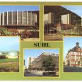 Stadthalle, Hochhäuser, Volkssternwarte, Warenhaus, Rathaus - 1981
