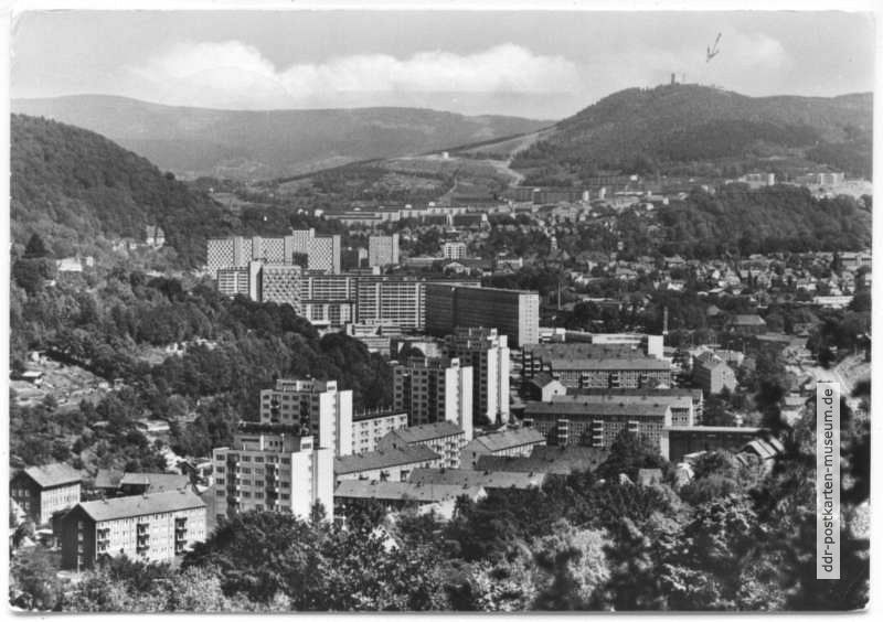 Blick zum Neubauviertel und Ringberghaus - 1980