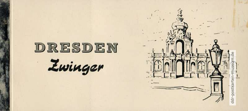 Dresden, Zwinger (6 Karten) - 1962