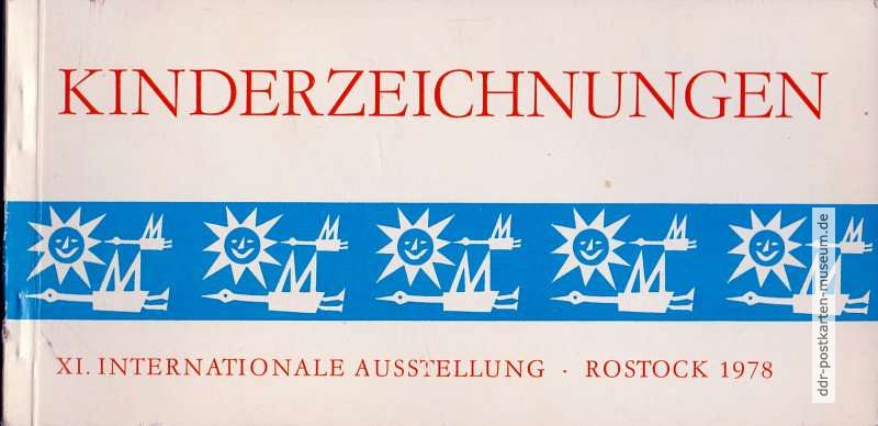 Kinderzeichnungen aus den Ostseestaaten, XI. Internationale Ausstellung in Rostock (15 Karten) - 1978