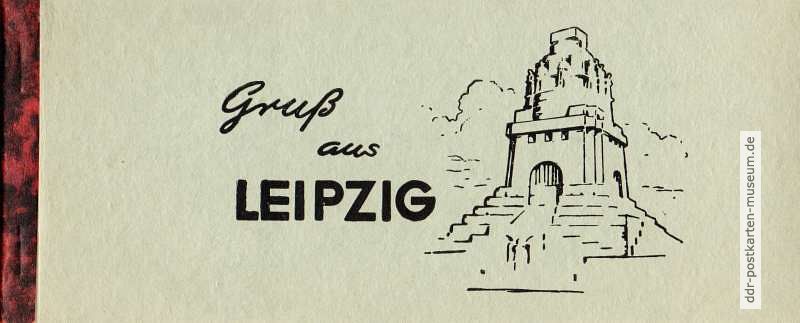 Gruß aus Leipzig (6 Karten) - 1960