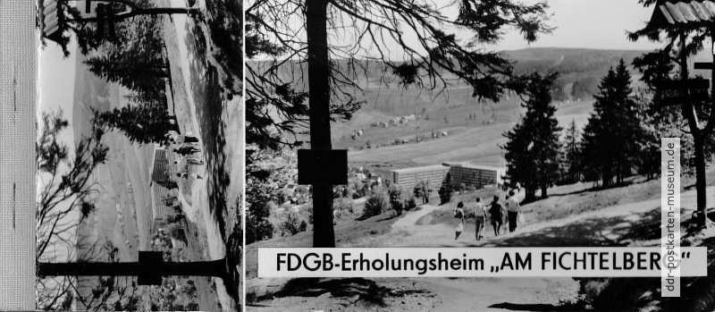 FDGB-Erholungsheim "Am Fichtelberg" in Oberwiesenthal (9 Karten) - 1976