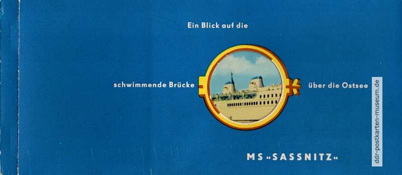 Schwedenfähre MS "Sassnitz" (6 Karten) - 1961
