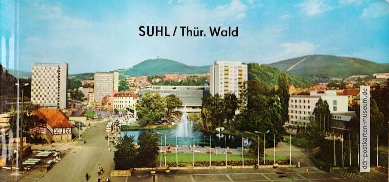 Suhl / Thüringer Wald (6 Karten) - 1978