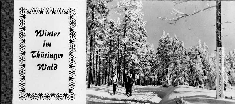 Winter im Thüringer Wald (6 Karten) - 1982