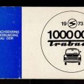 1 000 000. Trabant (8 Karten) - 1973
