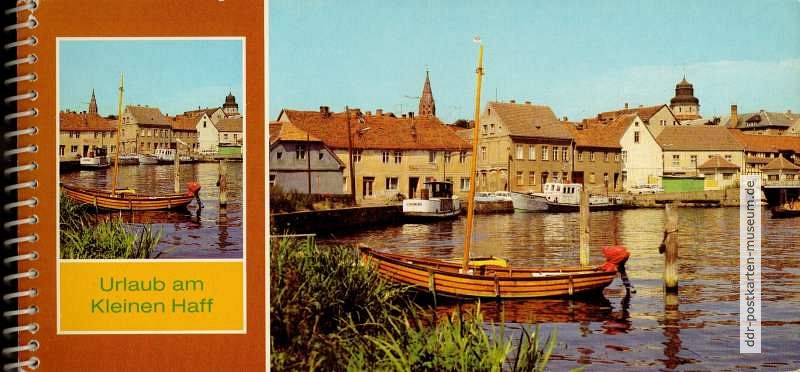 Urlaub am Kleinen Haff in Bellin und Ueckermünde (6 Karten) - 1982
