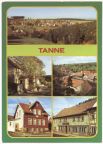 Blick auf Tanne, Schierker Weg, Teilansicht, Ferienheim "Waldheim", Gaststätte "Braunschweiger Hof" - 1987