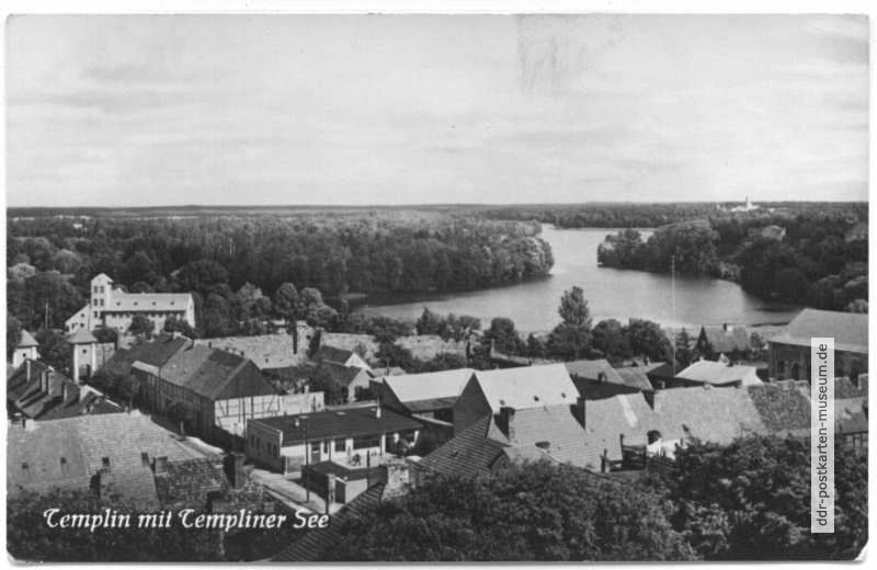 Blick auf den Templiner See - 1960