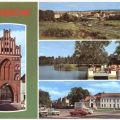 Rostocker Tor, Blick zur Stadt, Burgwallinsel, Platz des Friedens - 1979